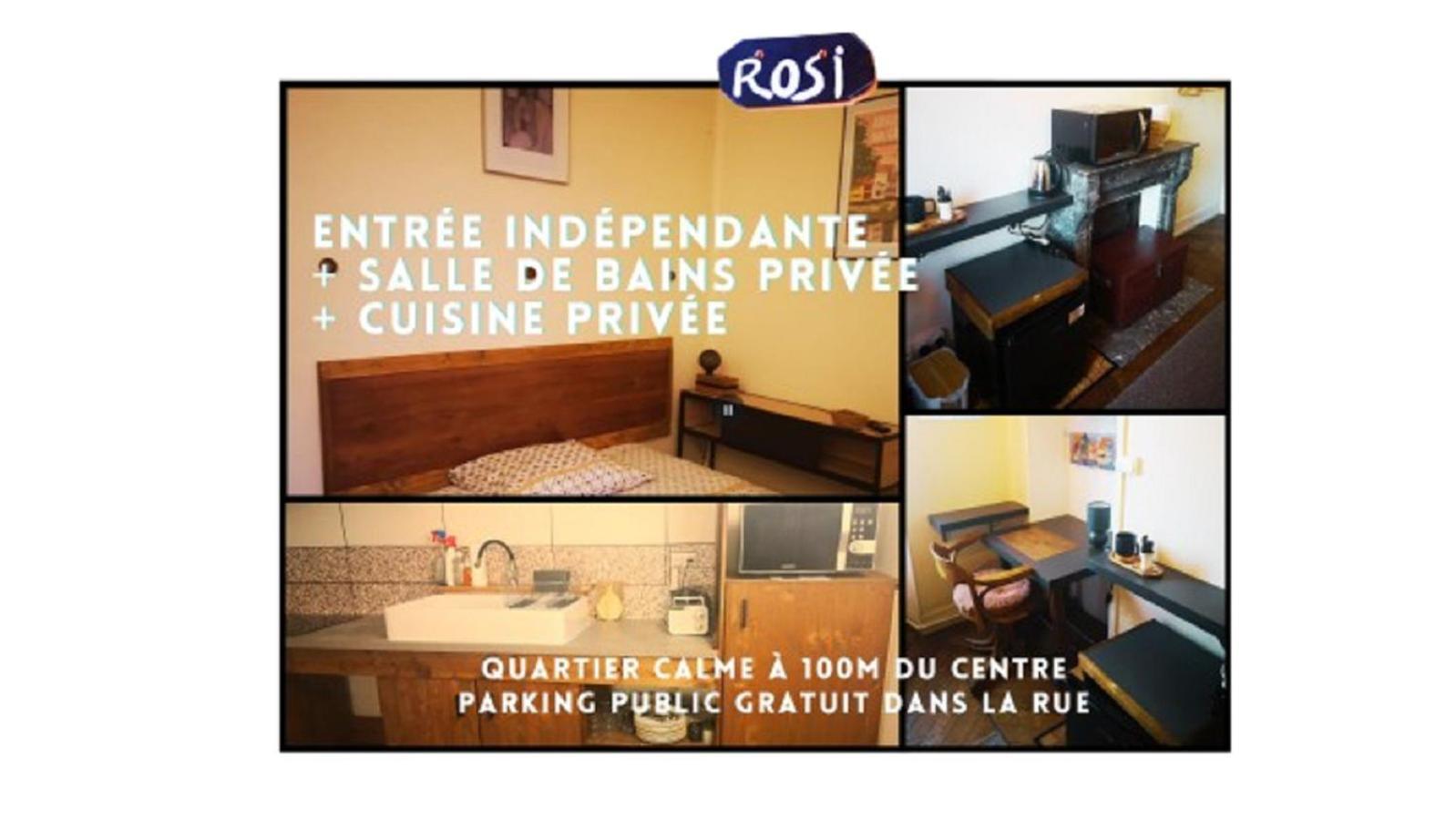 Chambres Avec Salle De Bains Et Cuisine En Centre Ville アルジャントン・シュル・クルーズ エクステリア 写真